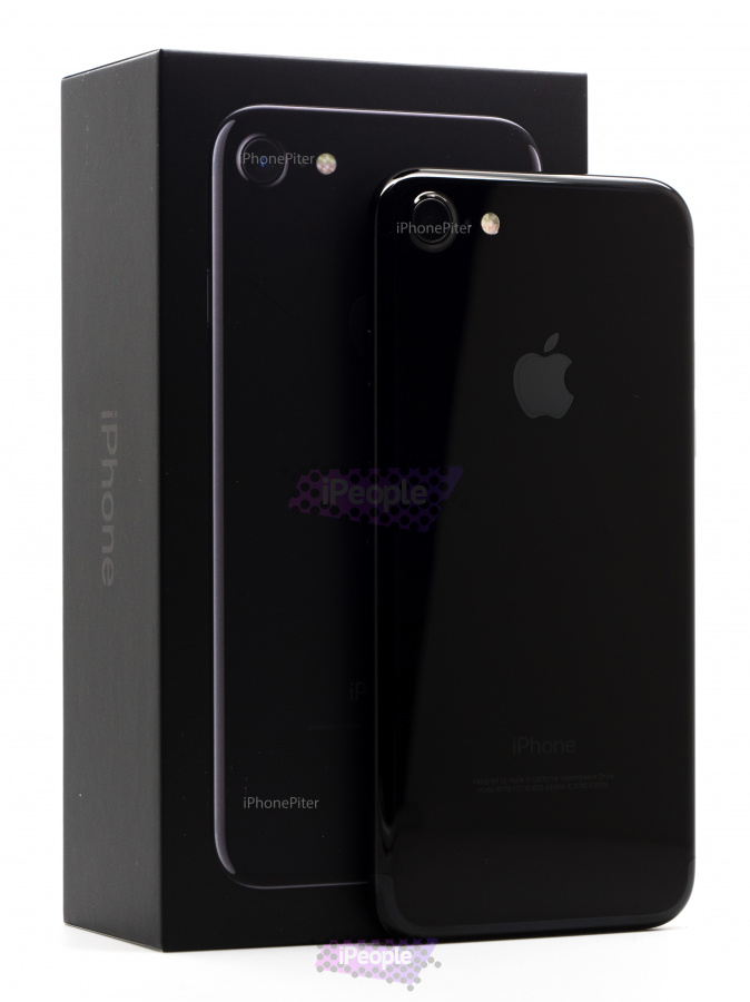Фото Купить Apple iPhone 7 256Gb<br> Jet Black (Чёрный оникс) по низкой цене в Москве
