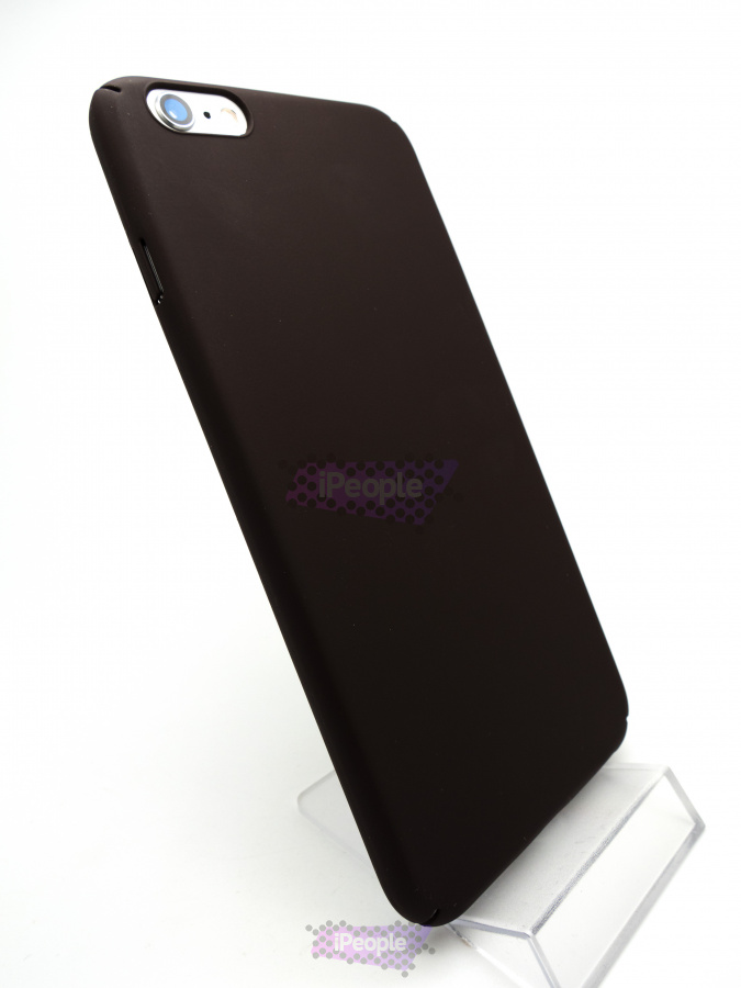 Фото Пластиковая 4D накладка для iPhone 6s Plus / 6 Plus, Тёмно-коричневый