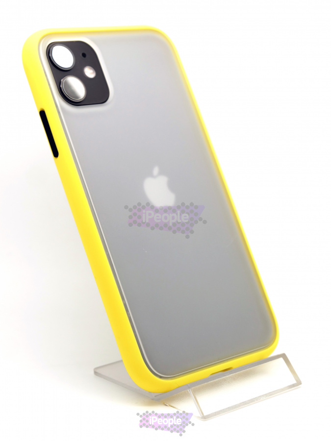 Фото Чехол-накладка Bfauffen с цветными краями для iPhone 11, Желтый