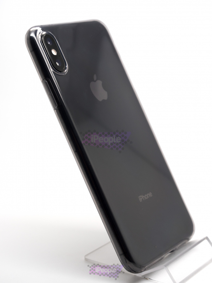 Фото Прозрачный силиконовый чехол HOCO для iPhone XS Max, Светло-серый