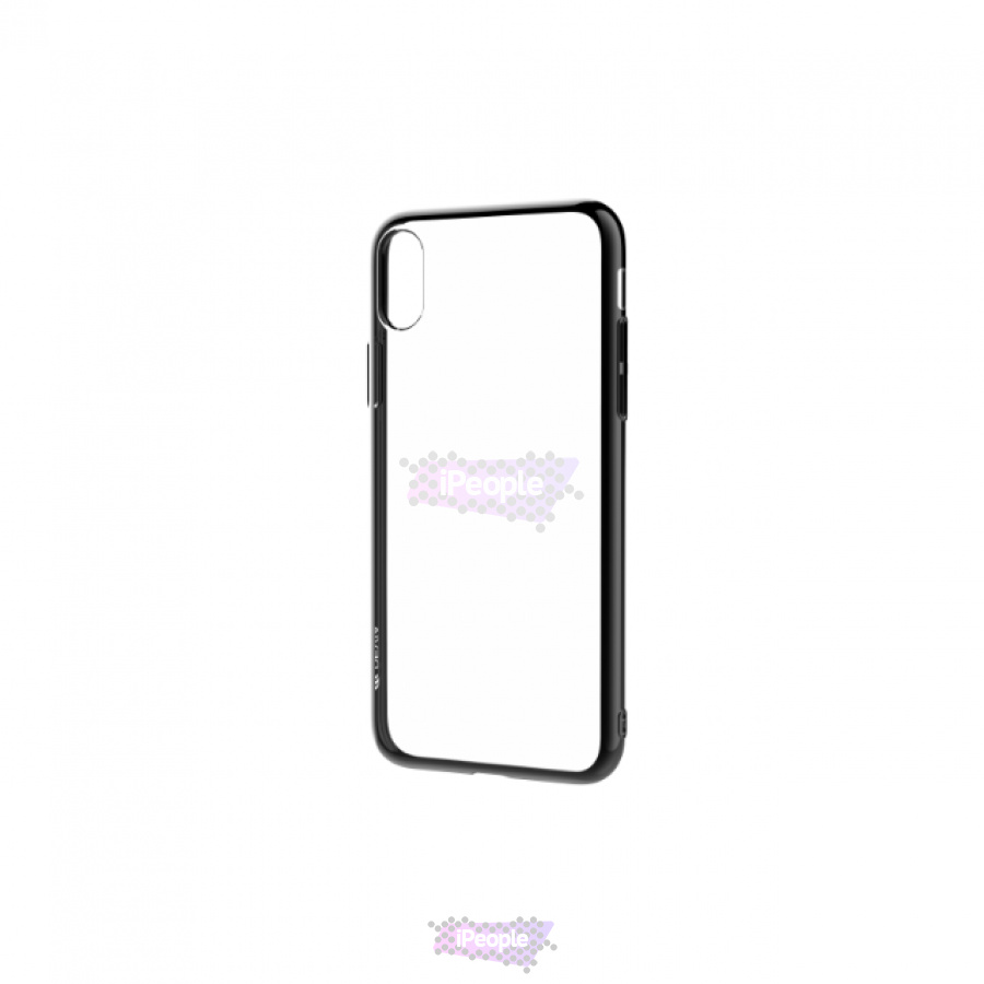 Фото Чехол-накладка Devia Glitter Soft Case для смартфона iPhone X / XS, Чёрный
