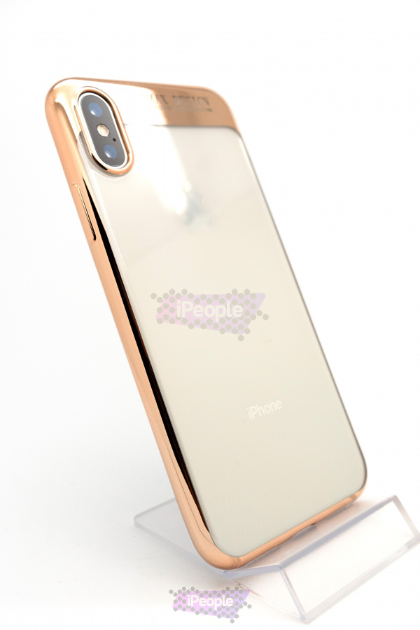 Фото Чехол Remax Modl Series для iPhone X, Золотой