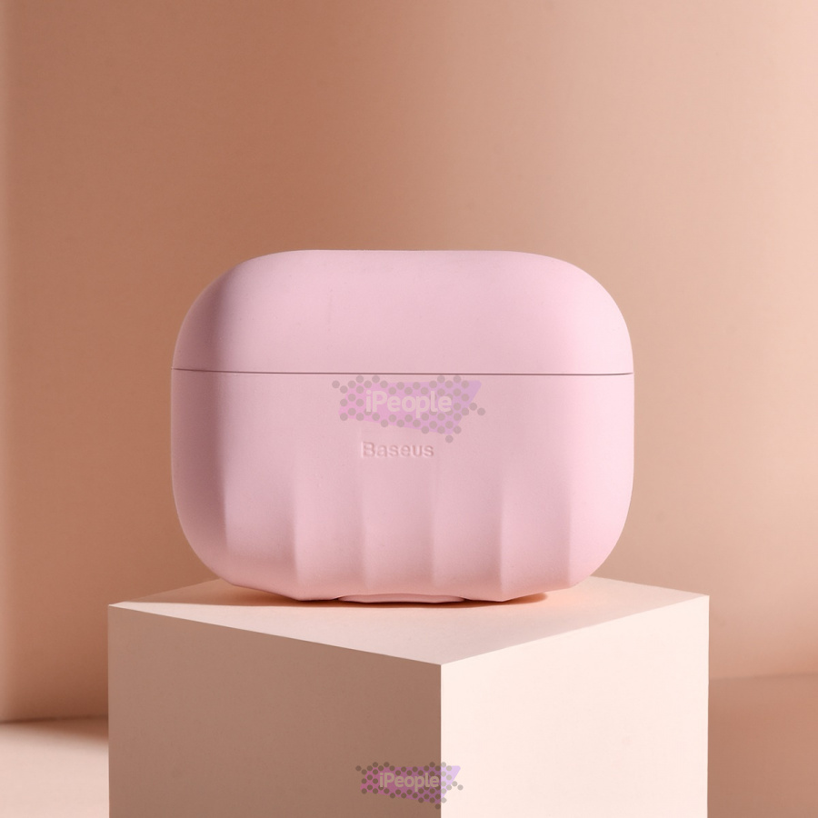 Фото Чехол Baseus Shell Pattern для AirPods Pro, Бледно-розовый