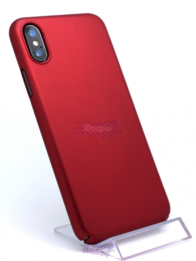 Фото Чехол Deppa Air Case для iPhone XS / X, Тёмно-бордовый
