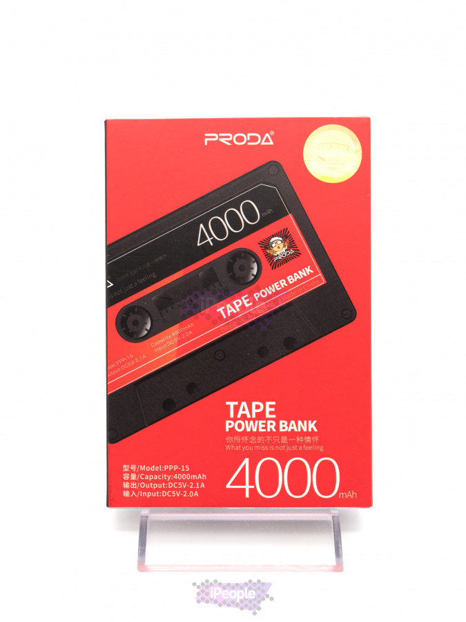 Фото Внешний аккумулятор Proda Tape 4000mAh, Красный