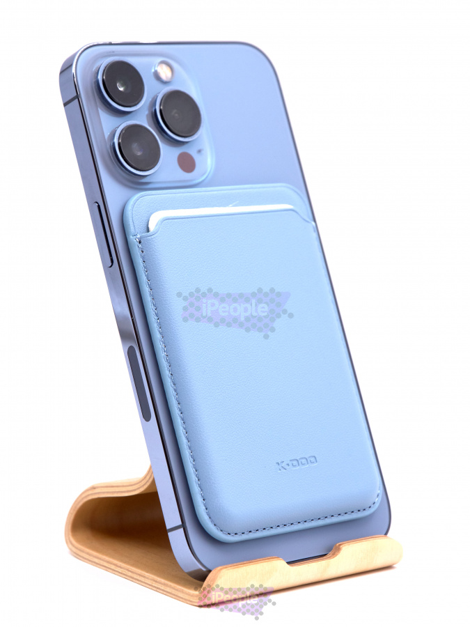 Фото Купить Кардхолдер K-DOO Wallet with MagSafe (Голубой) по низкой цене в Москве