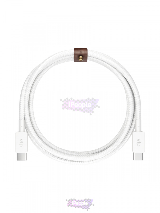 Фото Кабель VLP USB-C to USB-C 2м, Белый