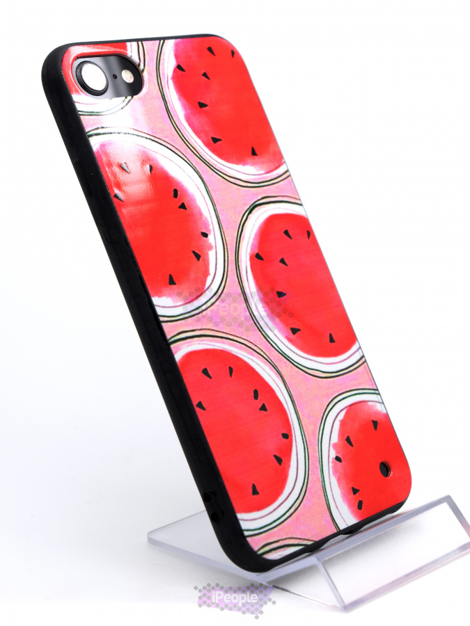 Фото Чехол с принтом + Popsocket для iPhone 8 / 7, Красный