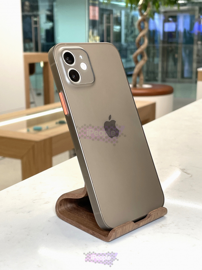 Фото Ультратонкий пластиковый чехол для iPhone 12, Серый