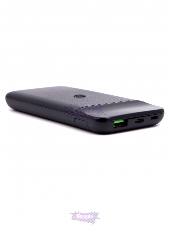 Фото Внешний аккумулятор Deppa NRG Turbo Qi 10000 mAh, Чёрный
