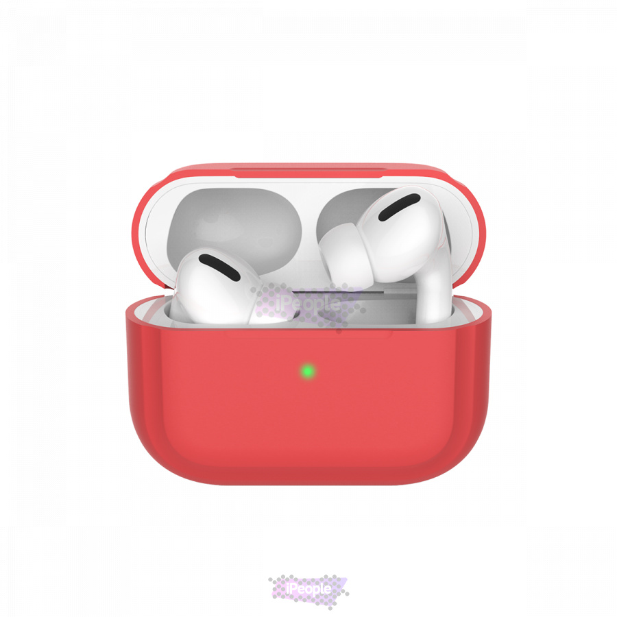 Фото Силиконовый чехол для AirPods Pro, Красный