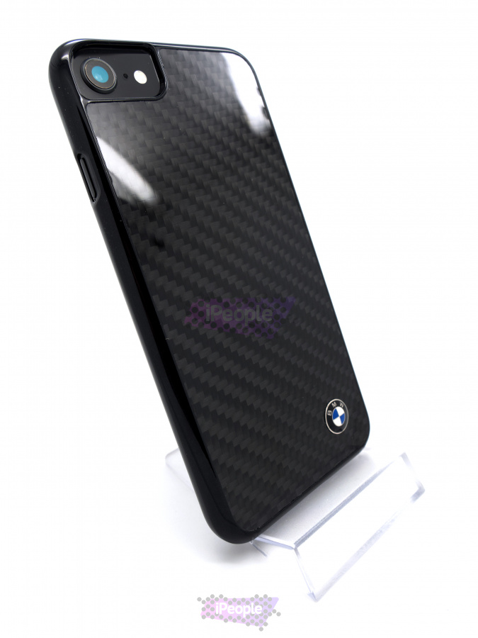 Фото Накладка BMW Signature Real Carbon для iPhone 8 / 7, Чёрный