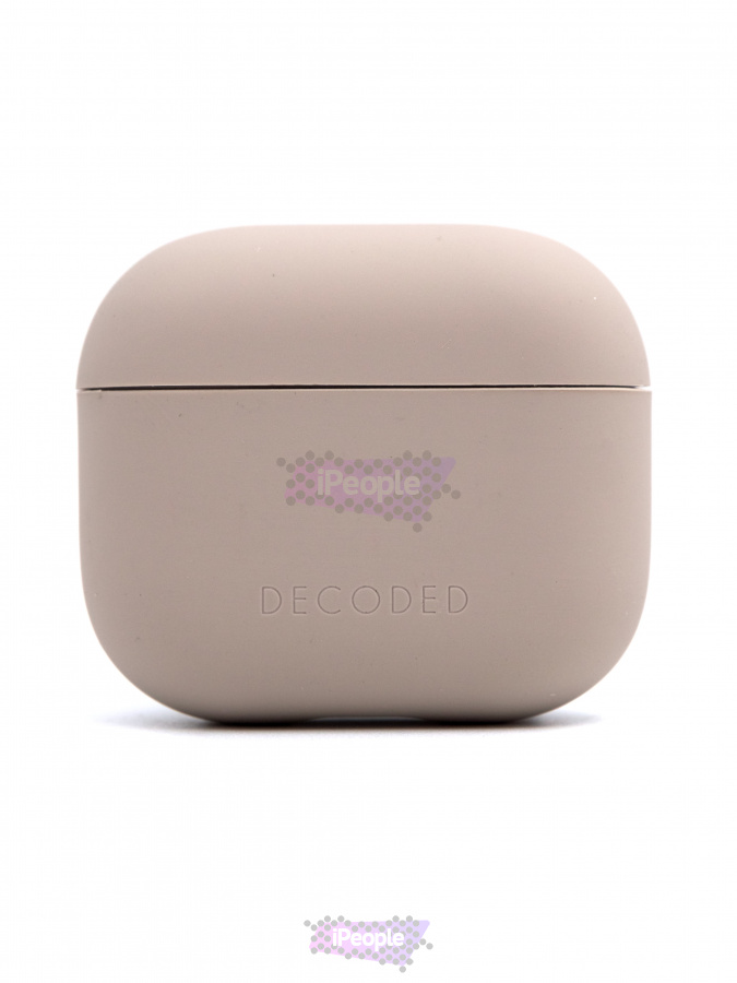 Фото Купить Чехол Decoded Silicone для AirPods 3 Бежевый по низкой цене в Москве