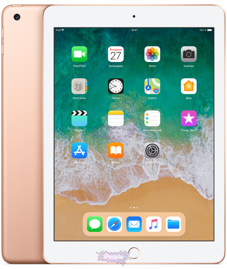 Фото Купить Apple iPad 2018 Wi-Fi 32gb Gold (MRJN2)