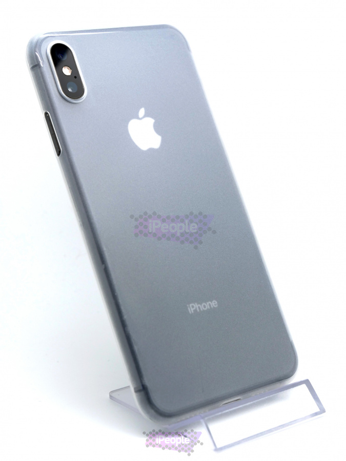 Фото Полупрозрачный белый матовый чехол для iPhone XS Max, Белый