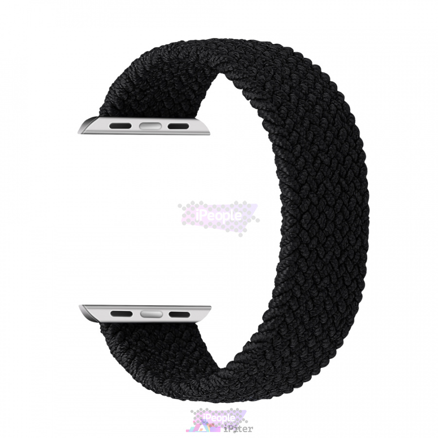 Фото Купить Ремешок Band Mono для Apple Watch 42/44 мм, нейлоновый (Чёрный) по низкой цене в Москве