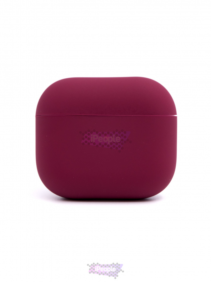 Фото Купить Чехол uBear Touch case для AirPods 3 (Тёмно-бордовый) по низкой цене в Москве