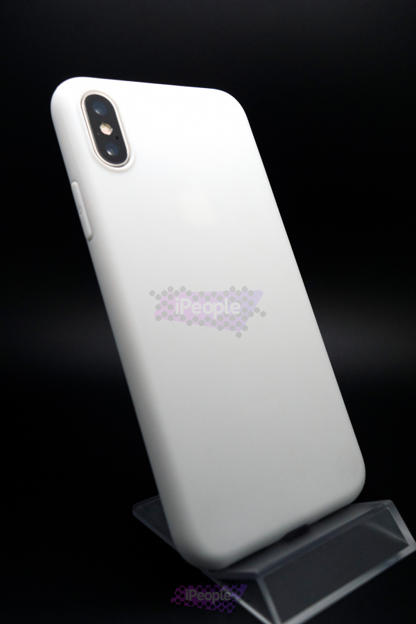 Фото Чехол силиконовый Perfect для iPhone X, Белый