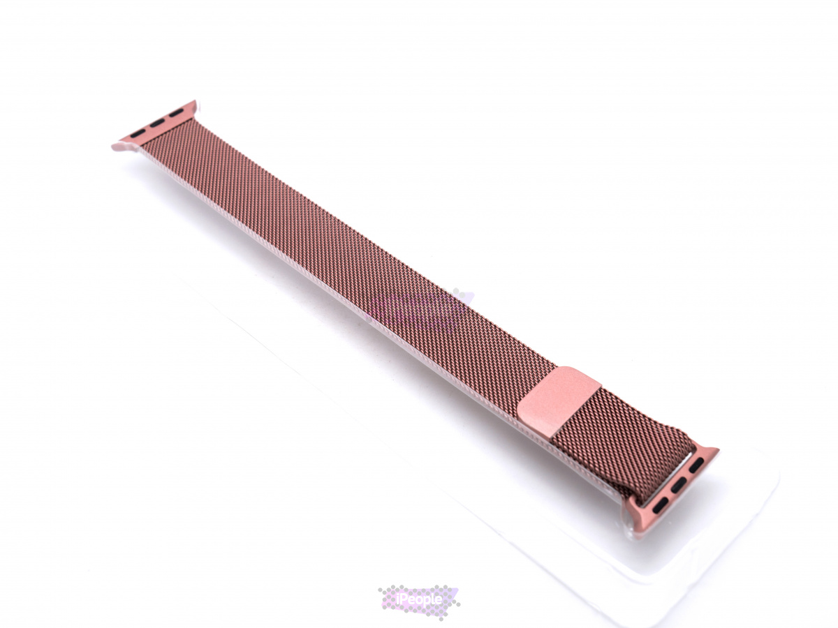 Фото Купить Браслет миланская петля для Apple Watch 40 / 38 мм (Rose Gold) по низкой цене в Москве
