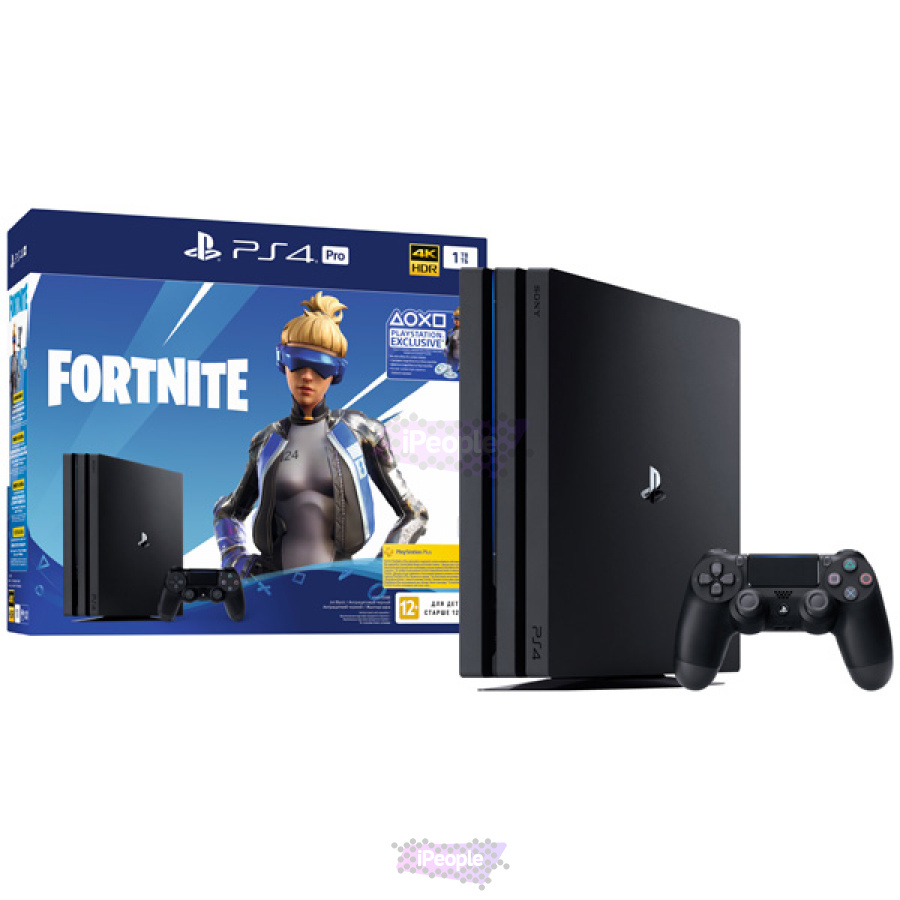 Фото Купить Игровая приставка PlayStation 4 Pro 1TB+Fortnite по низкой цене в Москве