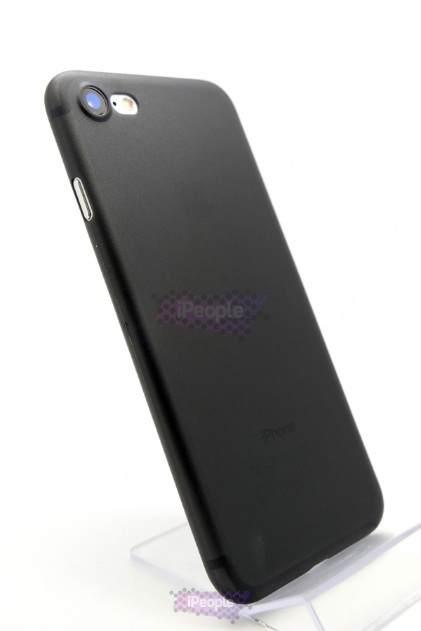 Фото Ультратонкий пластиковый чехол с защитой камеры для iPhone 8 / 7, Чёрный