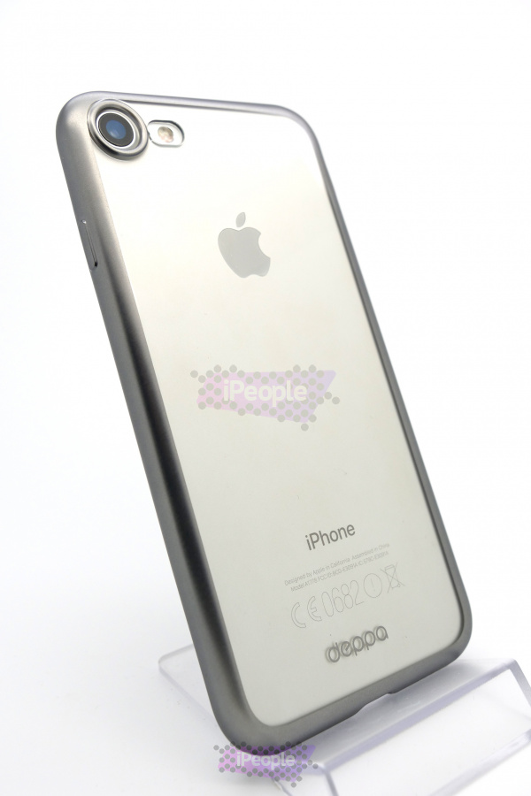Фото Чехол Deppa Gel+ матовый для Apple iPhone 8 / 7, Space Gray