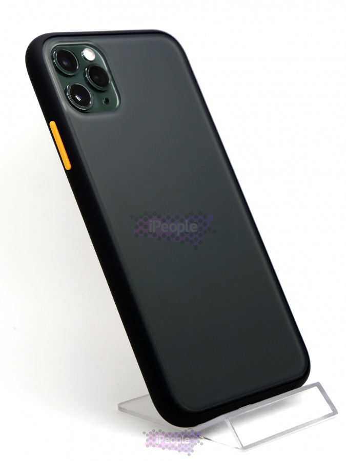 Фото Чехол-накладка Bfauffen с цветными краями для iPhone 11 Pro Max, Чёрный