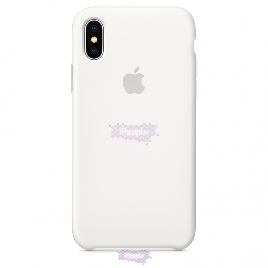 Фото Оригинальный чехол Apple iPhone X Silicone Case (MQT22ZM/A) - White, Белый
