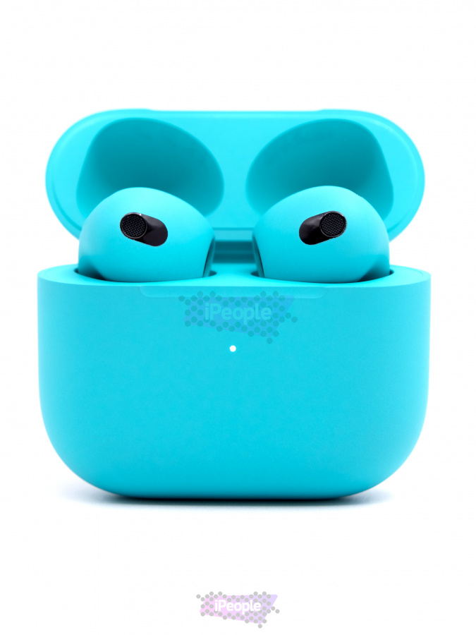Фото Купить Беспроводные наушники Apple AirPods 3-го поколения (Бирюзовый) по низкой цене в Москве