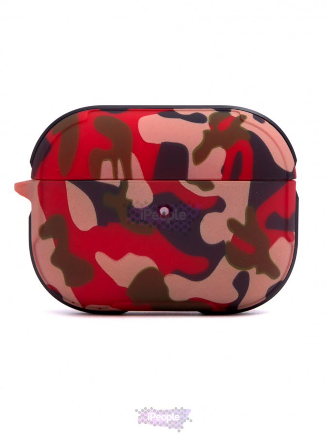 Фото Чехол K-DOO Soft Touch Хаки для AirPods Pro, Красный