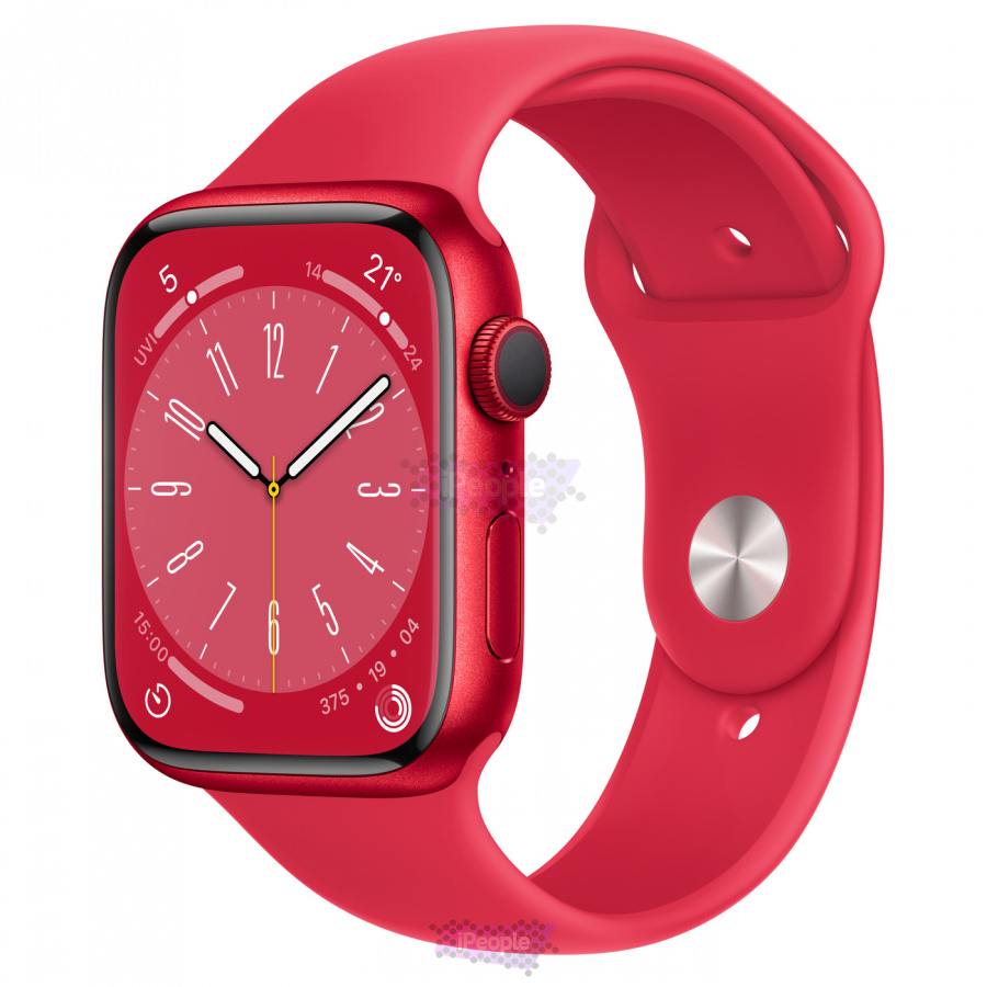 Фото Купить Apple Watch Series 8 (MNP43) <br>45 мм Корпус из алюминия «Red» Спортивный ремешок S/M/L по низкой цене в Москве