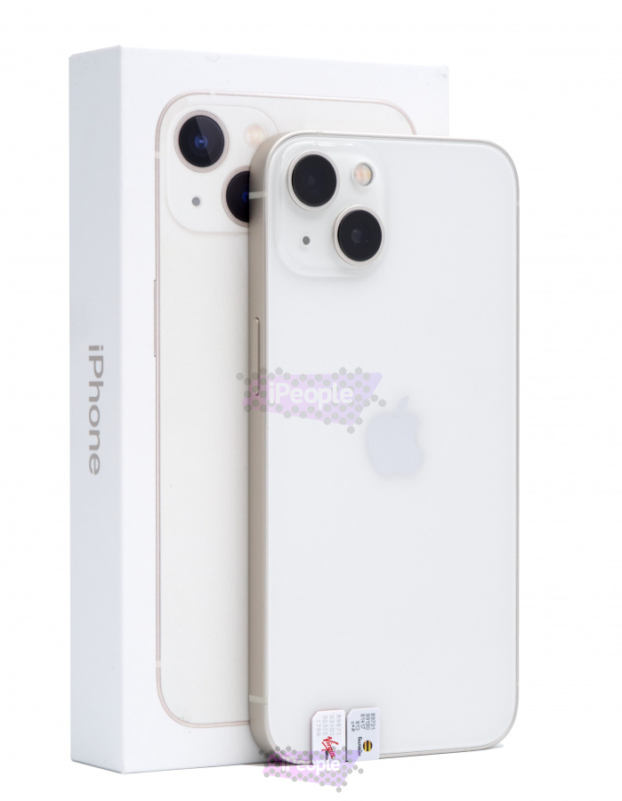 Фото Купить Apple iPhone 13 128Gb Dual Sim, Starlight (Сияющая звезда) по низкой цене в Москве