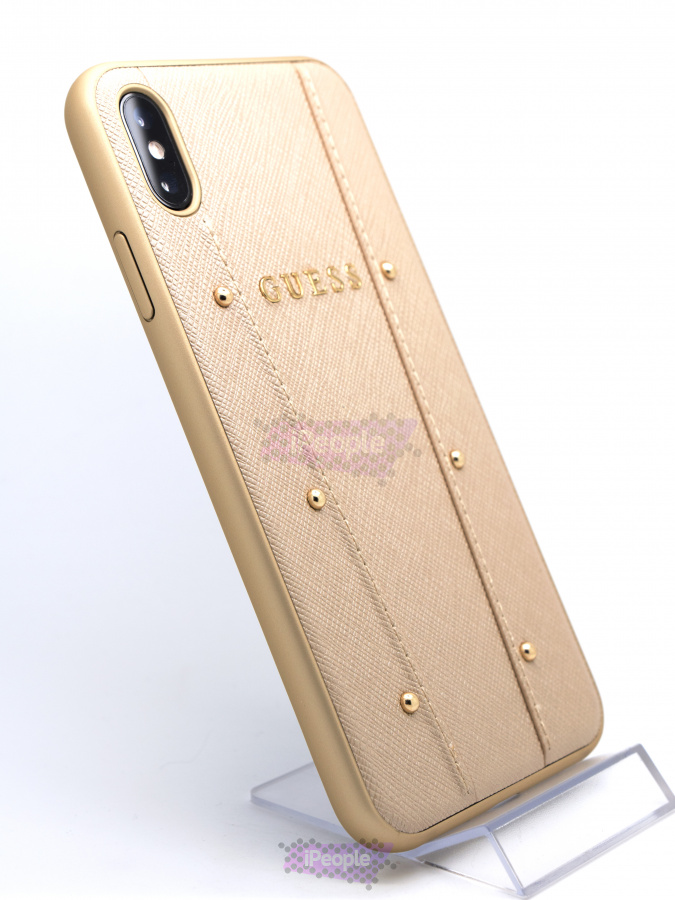 Фото Чехол Guess KAIA Сollection Hard для iPhone XS Max, Золотой