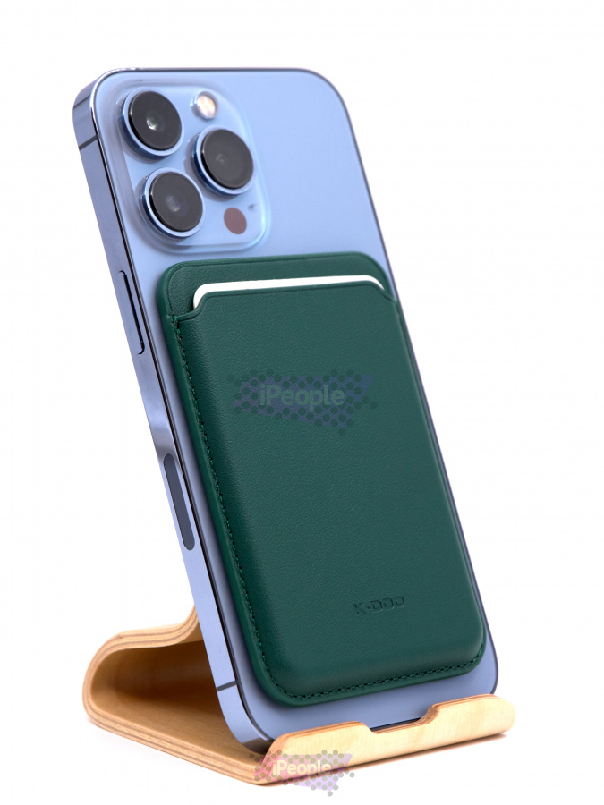 Фото Купить Кардхолдер K-DOO Wallet with MagSafe (Зелёный) по низкой цене в Москве