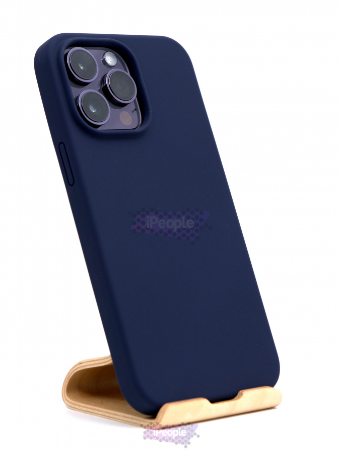 Фото Чехол uBear Touch Case для iPhone 14 Pro Max, Тёмно-синий