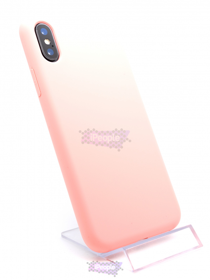 Фото Чехол Devia Nature Silicone для iPhone XS / X, Бледно-розовый