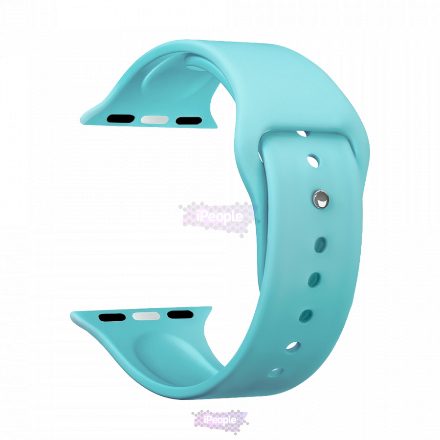 Фото Купить Ремешок Band Silicone для Apple Watch 38/40 мм, силиконовый (Мятный) по низкой цене в Москве