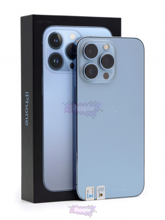 Фото Купить Apple iPhone 13 Pro 256Gb Dual Sim, модель 2639, Sierra Blue (Небесно-голубой) по низкой цене в Москве