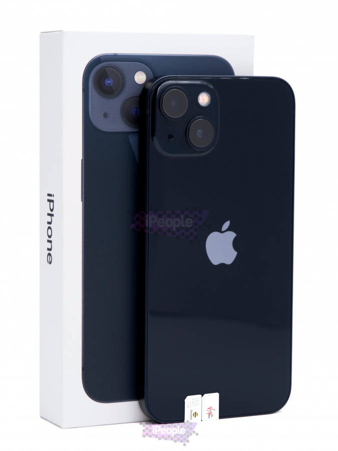 Фото Купить Apple iPhone 13 128Gb Dual Sim, Midnight (Тёмная ночь) по низкой цене в Москве
