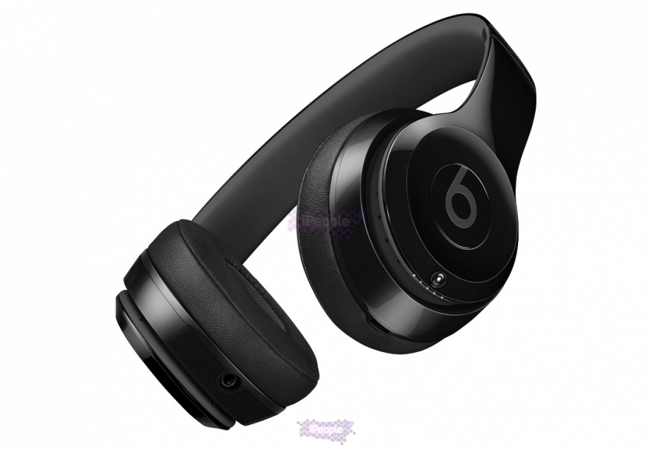 Фото Купить Беспроводные наушники Beats Solo3 Wireless Чёрный MNEN2 глянцевые по низкой цене в Москве