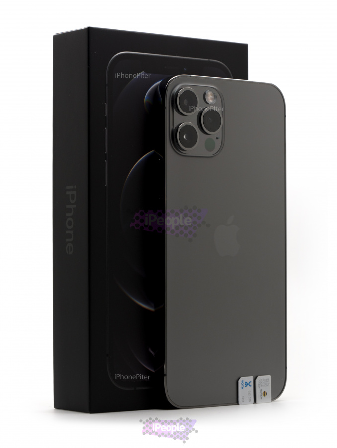 Фото Купить Apple iPhone 12 Pro 256Gb Dual Sim, модель 2408,<br> Graphite (Графитовый) по низкой цене в Москве