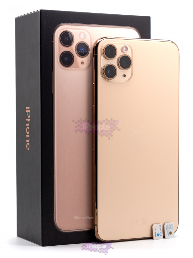Фото Купить Apple iPhone 11 Pro Max 512Gb<br>, 2 Sim, модель A2220, Gold (Золотистый) по низкой цене в Москве
