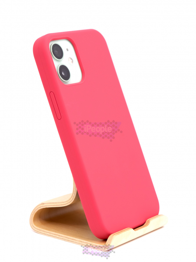Фото Силиконовый чехол Candy для iPhone 12 mini, Малиновый