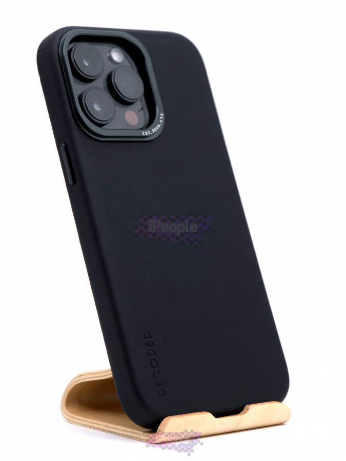 Фото Чехол Decoded Leather для iPhone 14 Pro Max Чёрный, Чёрный