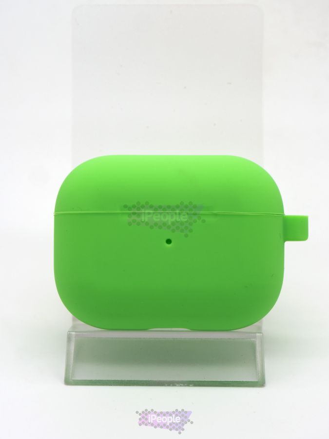 Фото Чехол AirPods Pro Silicon Case с карабином, Green, Зелёный