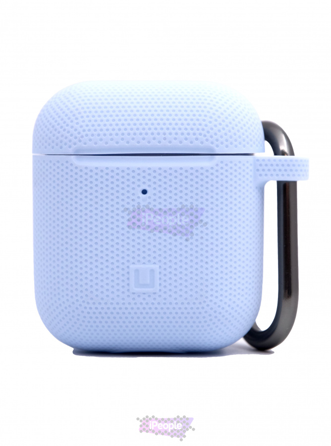 Фото Чехол UAG Dot Silicone с карабином для AirPods 1/2, Голубой