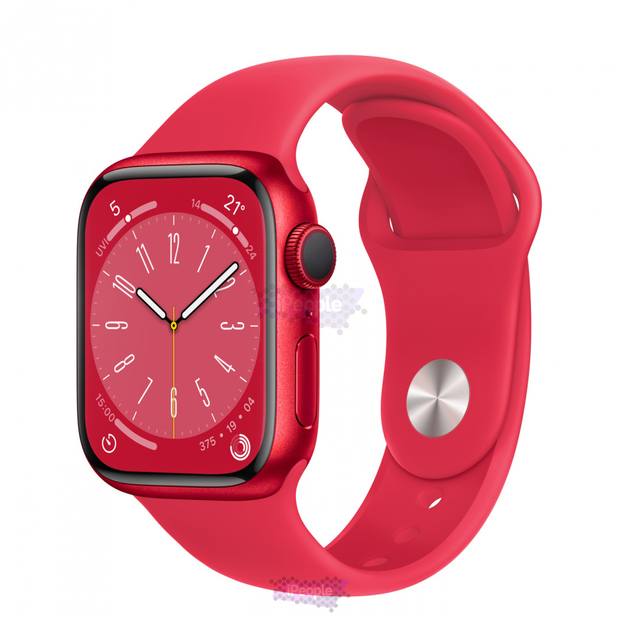 Фото Купить Apple Watch Series 8 (MNP73) <br>41 мм Корпус из алюминия «Red» Спортивный ремешок S/M/L по низкой цене в Москве
