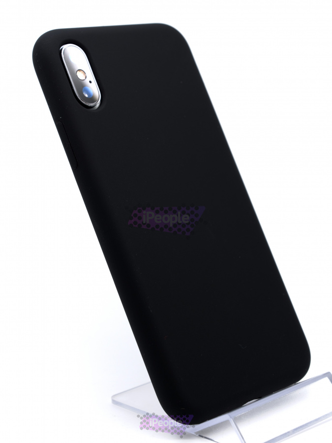 Фото Чехол Devia Nature Silicone для iPhone XS / X, Чёрный