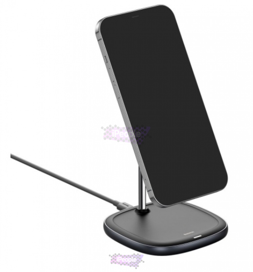 Фото Купить Беспроводное зарядное устройство Baseus Swan Magnetic Desktop Bracket Wireless Charger по низкой цене в Москве