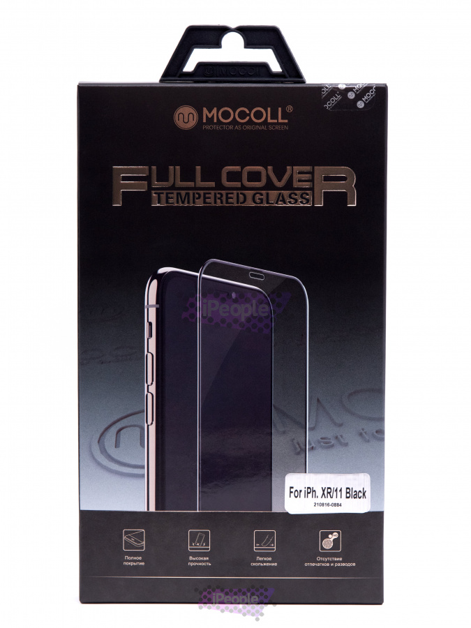 Фото Купить Защитное 3D стекло Mocoll для iPhone 11 / XR (Глянцевое) по низкой цене в Москве